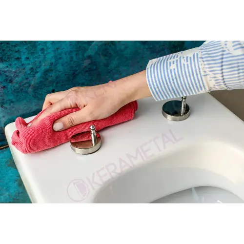 Kerametal WC daska Square TOPFIX PLASTIC