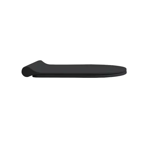 Kappa D Shape Slim Black WC daska Soft close take off