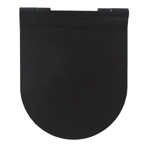 Kappa D Shape Slim Black WC daska Soft close take off