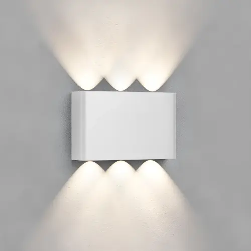 Braytron LED Zidna Svetiljka 6X1W Beli CCT IP65 BG38-03380
