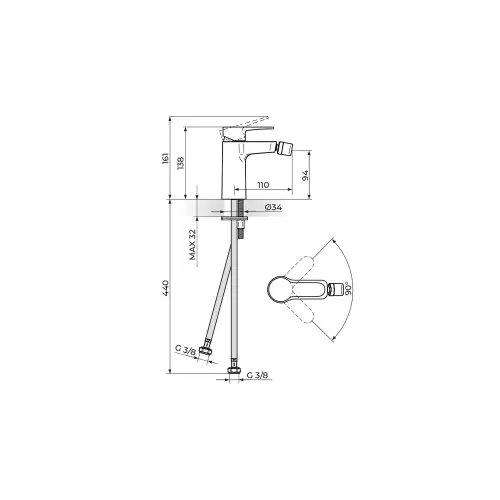 Rosan Blau za bide B139100