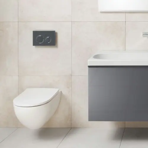 Geberit tipka Sigma 21 hromirana boja metala 115.884.JK.1