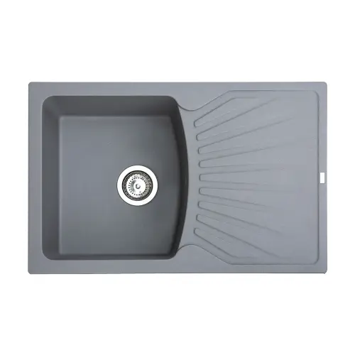 Metalac X Granit Quadro PLUS 770x500 fi 90 sa sifonom Grafit 372985