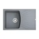 Metalac X Granit Quadro PLUS 770x500 fi 90 sa sifonom Grafit 372985