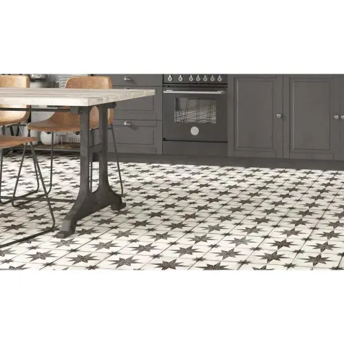 Star Ceramic Star Black 45x45 M28