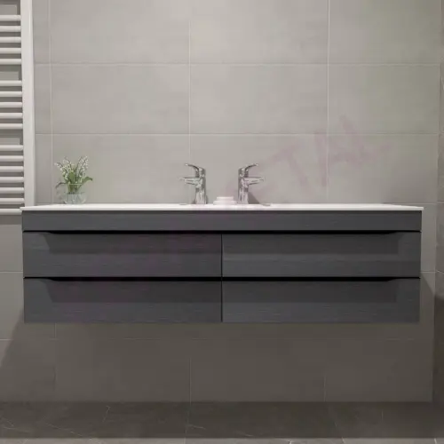 Kolpa Malaya ormarić sa umivaonikom OUM 140cm Dark gray 573660