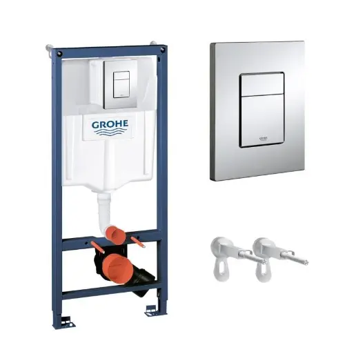 Grohe ugradni vodokotlić 38772001 sa hrom tipkom