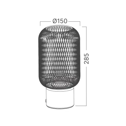 Braytron Stona Lampa E27 Crni BV03-00016