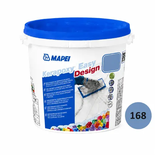 Mapei Kerapoxy easy design 168 Azurno plava kantica 3 kg