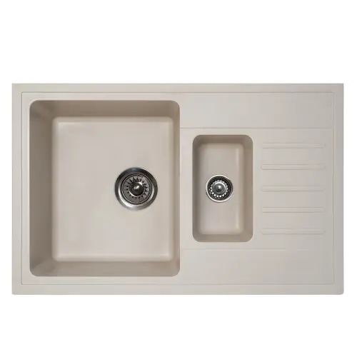 Metalac X Granit Quadro PLUS 1.5D 780x500 fi 90 sa sifonom Šampanjac 175431
