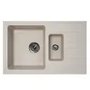 Metalac X Granit Quadro PLUS 1.5D 780x500 fi 90 sa sifonom Šampanjac 175431