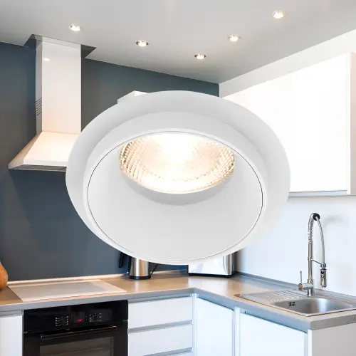 Braytron GU10 Ugradna Rozetna Okrugla Potpuno Bela BH03-06040