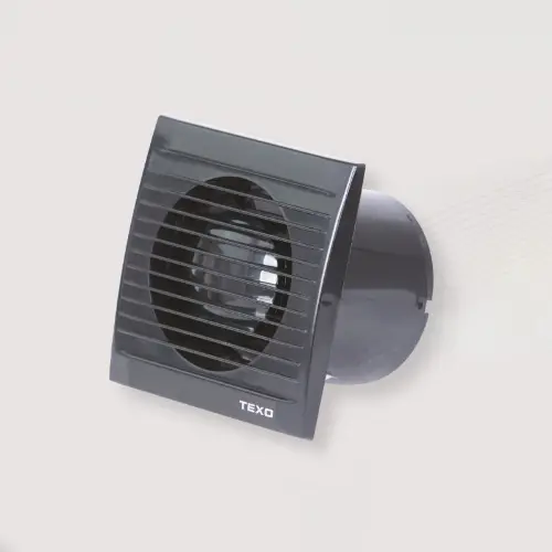 Texo Ventilator ELITE crni - sa klapnom 100
