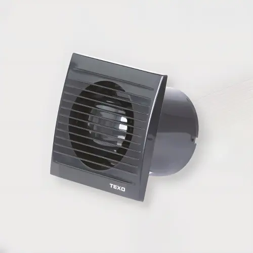 Texo Ventilator ELITE crni - sa klapnom 100