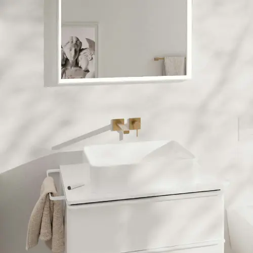 Hansgrohe Tecturis E Zidna za umivaonik + izliv 22,5 CM Brushed BRONZE 73051140