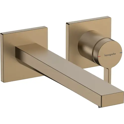 Hansgrohe Tecturis E Zidna za umivaonik + izliv 22,5 CM Brushed BRONZE 73051140