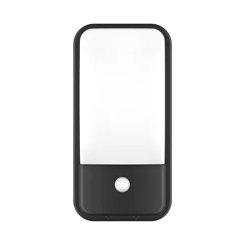 Braytron LED Zidna Svetiljka Elipsa 20W Sivi 3000K sa Senzorom IP65 BG38-00402