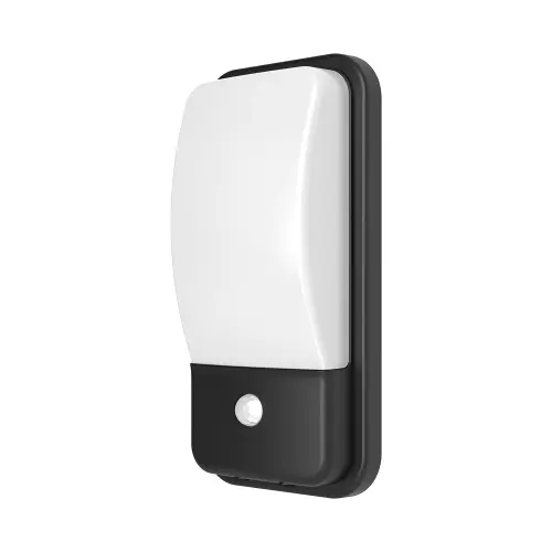 Braytron LED Zidna Svetiljka Elipsa 20W Sivi 3000K sa Senzorom IP65 BG38-00402