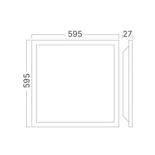 Braytron LED Panel Ugradni 595X595 40W Beli CCT BP27-26680