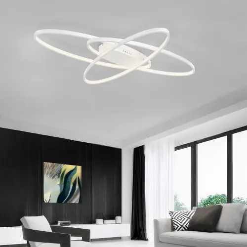Braytron LED Plafonjera Okrugla 72W Beli IP20 BH17-04390