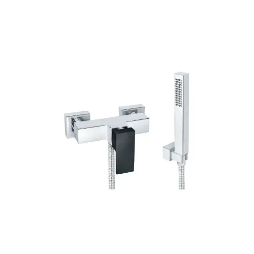 Rosan Quadro Black Baterija za tuš kadu JQ37101B