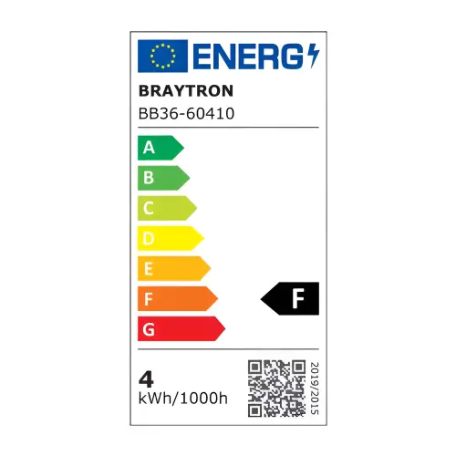 Braytron Dimabilna LED Filament Sveća 4W E14 Amber 2200K BB36-60410