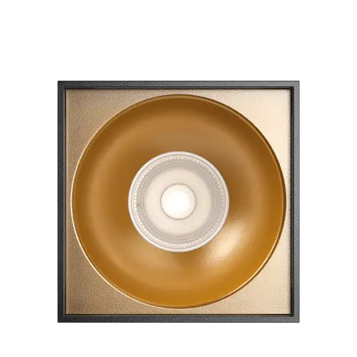 Braytron GU10 Nadgradni Spot Kvadratni Crni BH04-00111