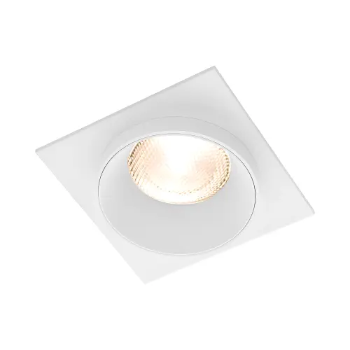 Braytron GU10 Ugradna Rozetna Kvadratna Potpuno Bela BH03-06050