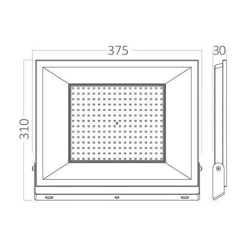 Braytron LED Reflektor 200W Crni 6500K IP65 BT66-09631