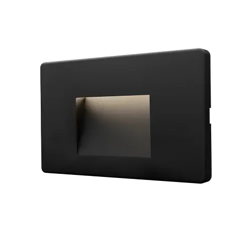 Braytron LED Zidna Svetiljka Kvadratna 3W Crni CCT IP65 BG38-02181