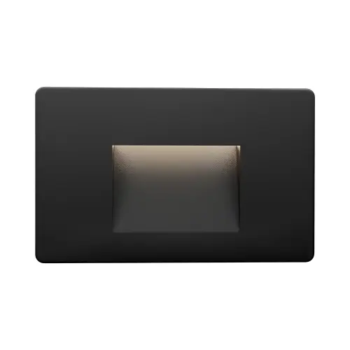 Braytron LED Zidna Svetiljka Kvadratna 3W Crni CCT IP65 BG38-02181