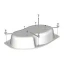 Kolpa Postolje-UN CAM 150-180cm za Calando leva/desna 573020