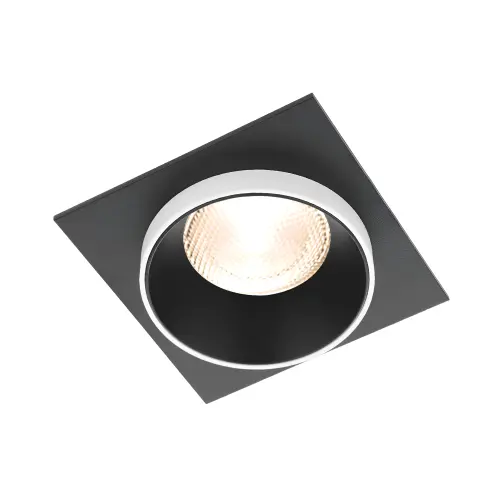 Braytron GU10 Ugradna Rozetna Kvadratna Crna/Bela BH03-06052