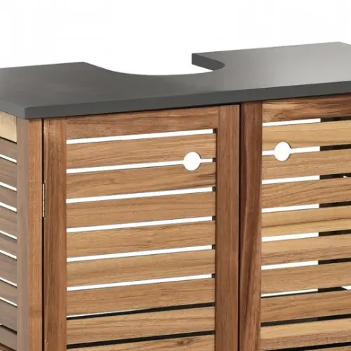Tendance Acacia kupatilski ormarić sa 2 VRATA policom I DRŽAČEM PEŠKIRA 60X30X70CM MDF