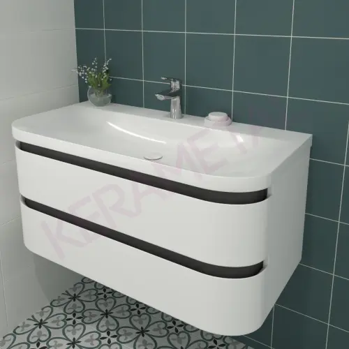 Kolpa ormarić sa umivaonikom Vittoria OUV 100cm White 547040