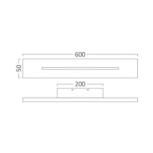 Braytron LED Stepenišna Svetiljka 20W Crni 3000K BH07-03501
