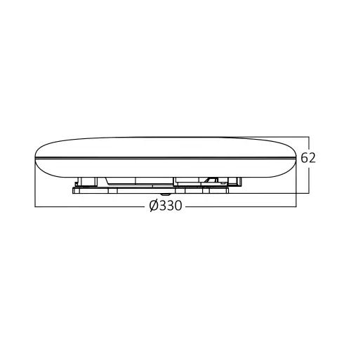 Braytron LED Plafonjera D330 Okrugla 30W 6500K IP44 BH15-02230