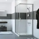 Huppe Classics 2 Tuš kabina 80x100 pravougaona Silver H=2000