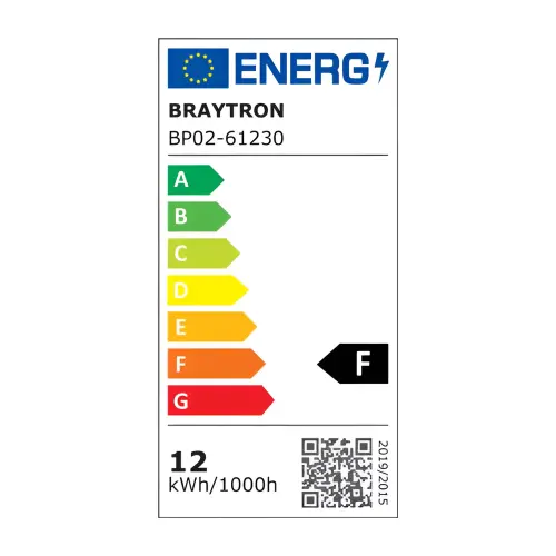 Braytron LED Panel Ugradni Kvadratni 6" 12W Beli 6500K BP02-61230