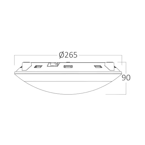 Braytron Plafonska Svetiljka Beli IP65 BG37-00710