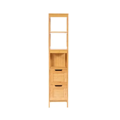 Tendance kupatilski ormarić sa 2 FIOKE I 3 POLICE MAHE 30X30X1445CM MDF BAMBUS