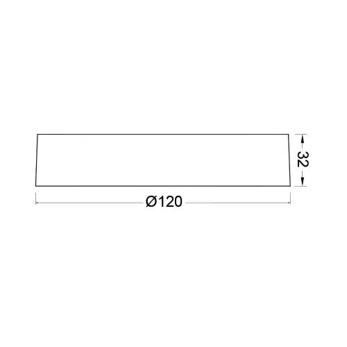 Braytron LED Panel Nadgradni Okrugli 6W Beli 6500K LP03-00630