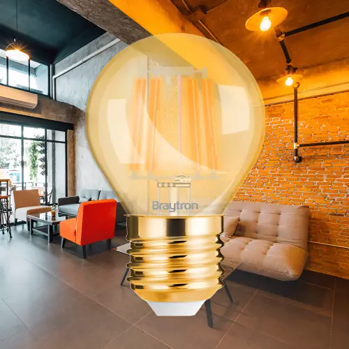 Braytron LED Filament Mini Kugla 4W E27 Amber 2200K BB37-00420