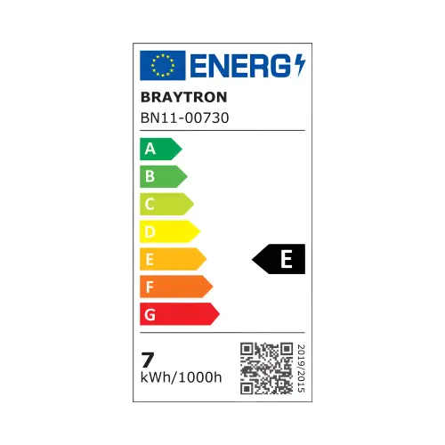 Braytron LED Linijska Svetiljka Okrugla 7W Bela 6500K BN11-00730