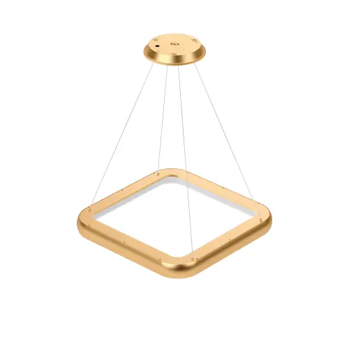 Braytron LED Visilica Kvadratna 46W Zlatni CCT IP20 BH17-03986