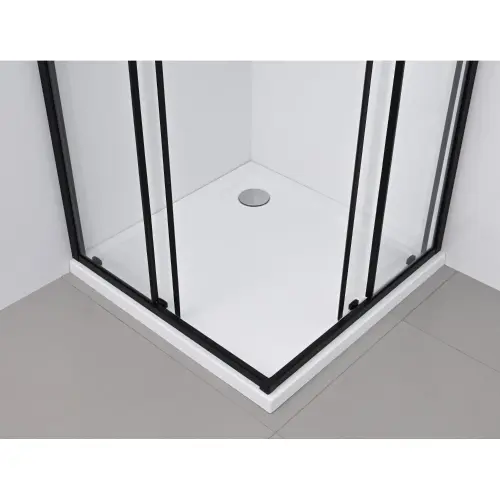 NOKS Paravan 5006B providno staklo 90x90x195 Black