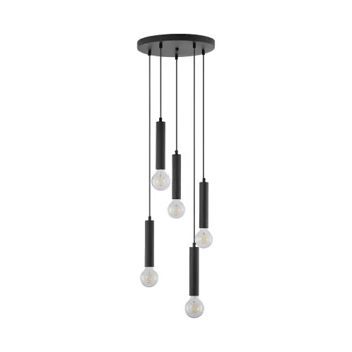 Braytron Visilica 5-Glava E27 Crni BV04-00054