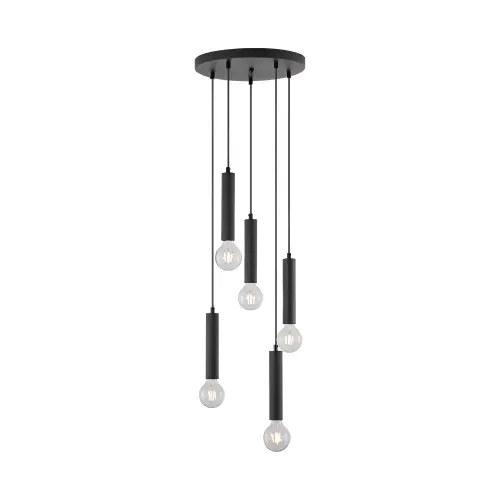 Braytron Visilica 5-Glava E27 Crni BV04-00054