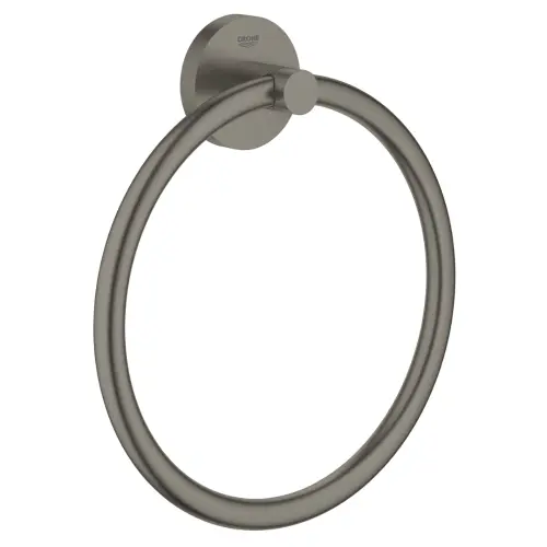 Grohe Essentials okrugli Držač peškira Brushed Hard Graphite 40365AL1