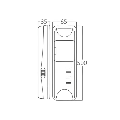 Braytron LED Punjiva Lampa BM60 60LED 6500K Bela BC01-00330
